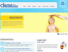 Tablet Screenshot of clieme.com.br